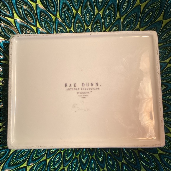 💗 RAE DUNN Hello Pretty jewelry box lidded trinket box ceramic EUC - Picture 3 of 5